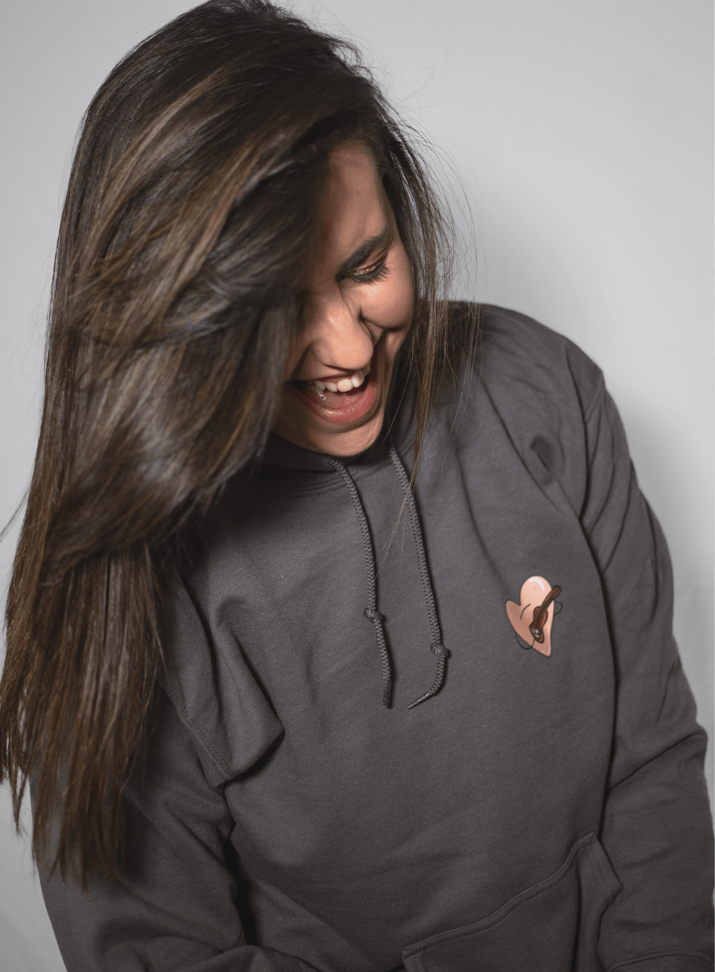 Hoodie Carbón