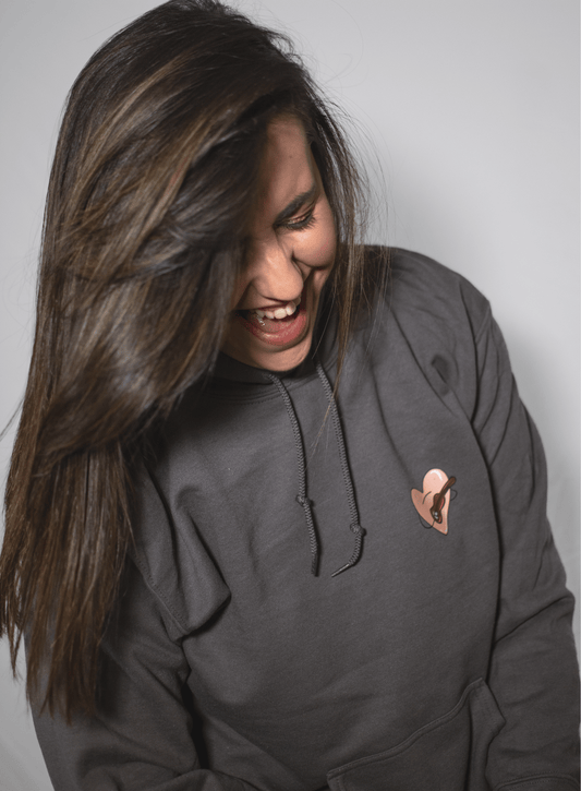 Hoodie Carbón